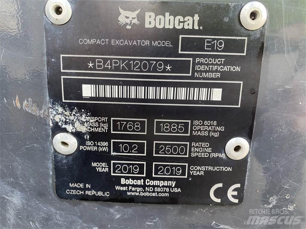 Bobcat E19 Escavadoras de rodas