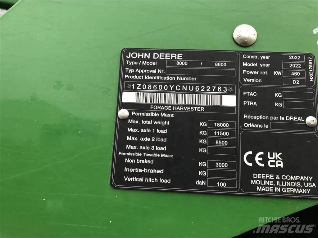 John Deere 8600 Forrageiras auto-propulsionadas