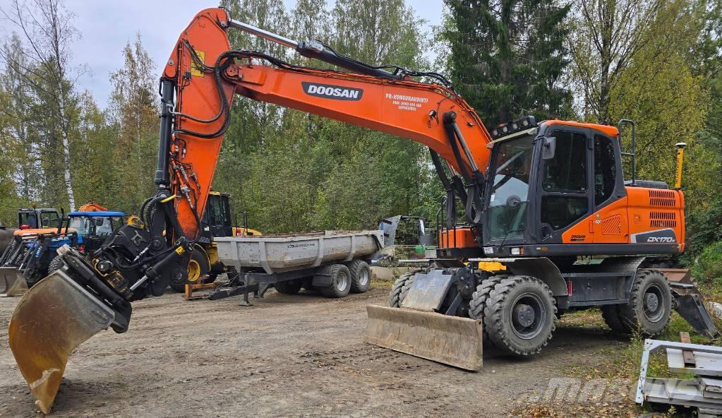 Doosan DX 170 W-5 Escavadoras de rodas