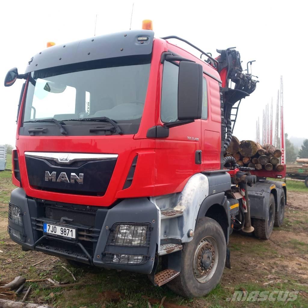 MAN TGS 13.480 Caminhões de transporte de troncos