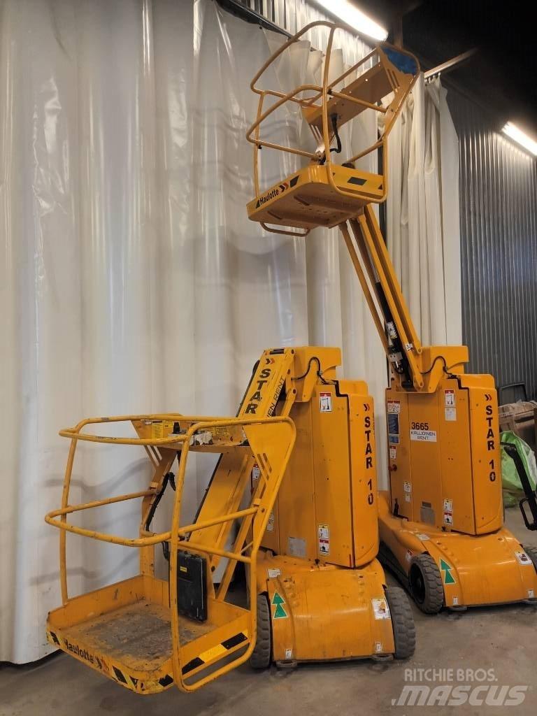 Haulotte Star 10 Plataformas de braço compactas auto-propulsão