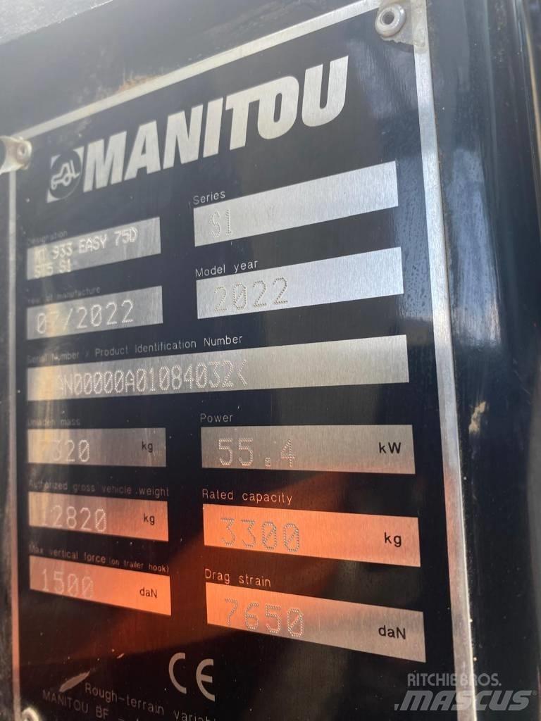 Manitou MT 933 Easy Manipulador telescópico