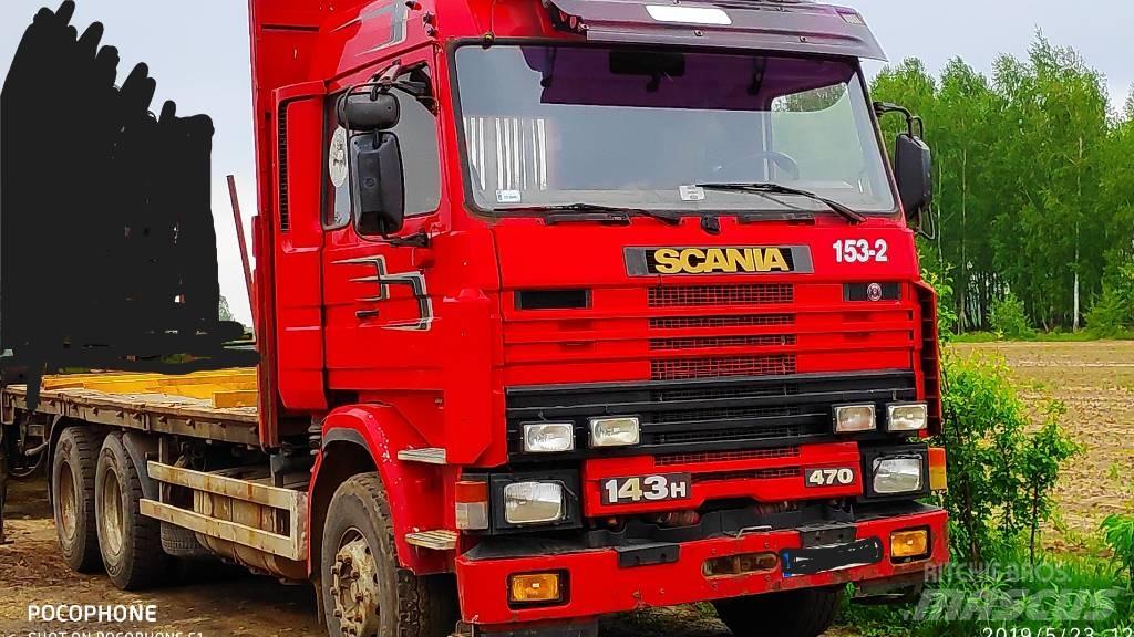 Scania 143 H 470 Caminhões de transporte de troncos
