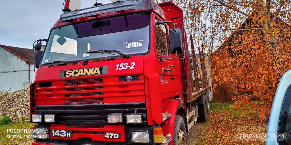 Scania 143 H 470 Caminhões de transporte de troncos