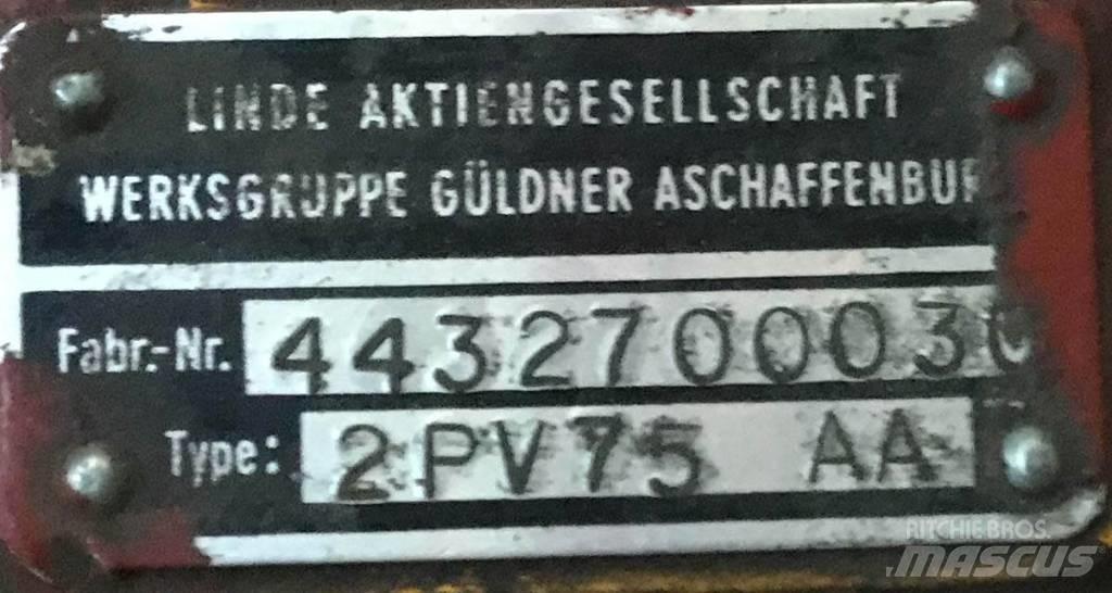 Linde 2PV75 AA Hidráulica