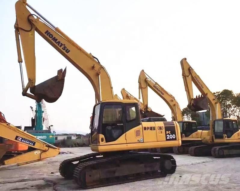 Komatsu pc200-7 Escavadeiras de esteiras