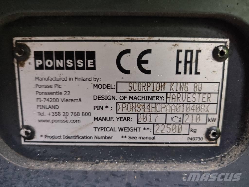 Ponsse Scorpion King Processadores florestais