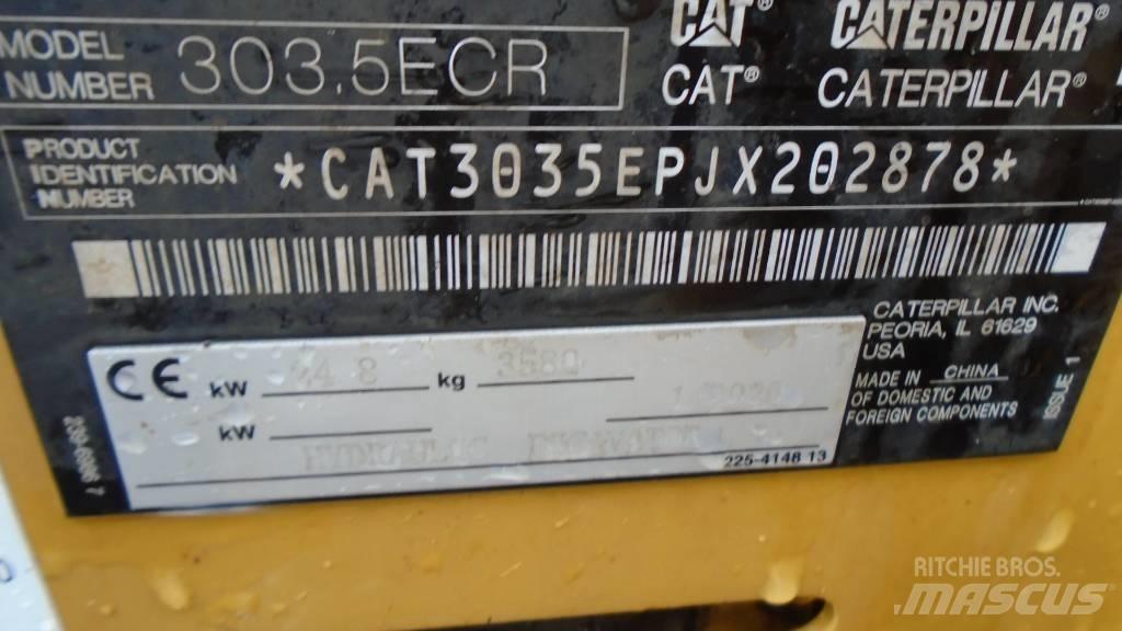 CAT 303.5 E CR Miniescavadeiras