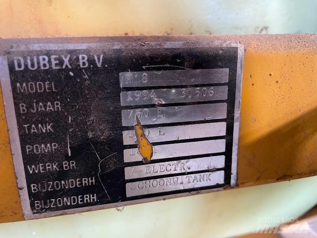 Dubex Tank in frame Pulverizadores montados