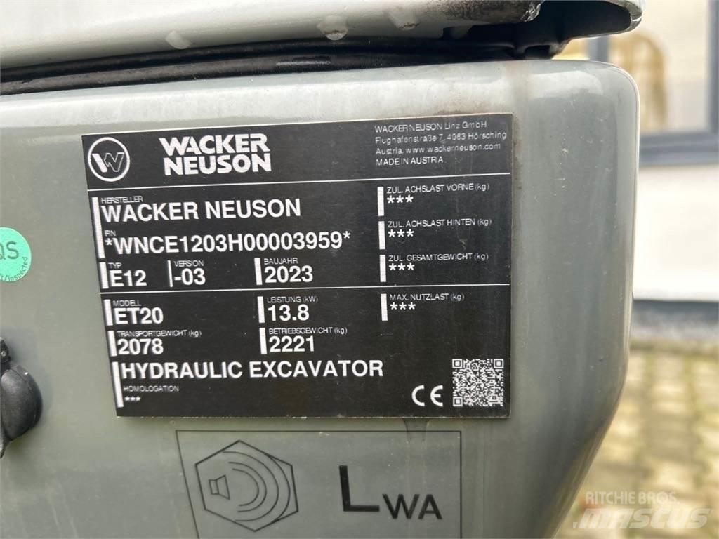 Wacker Neuson ET20 Escavadeiras de esteiras
