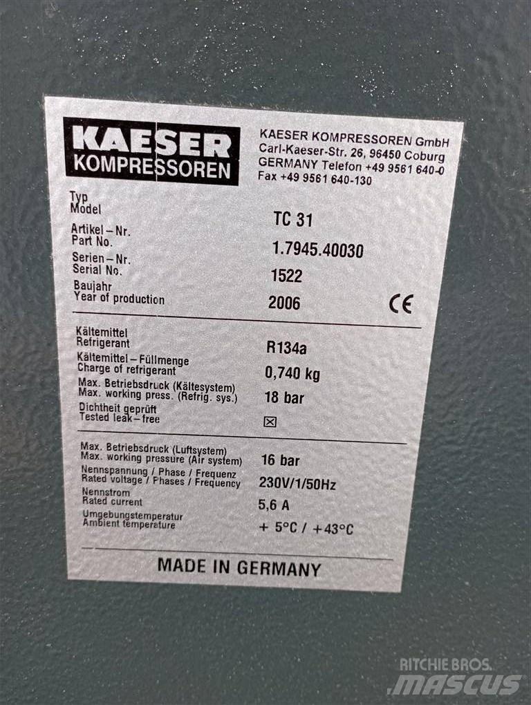 Kaeser TC31 Compressores