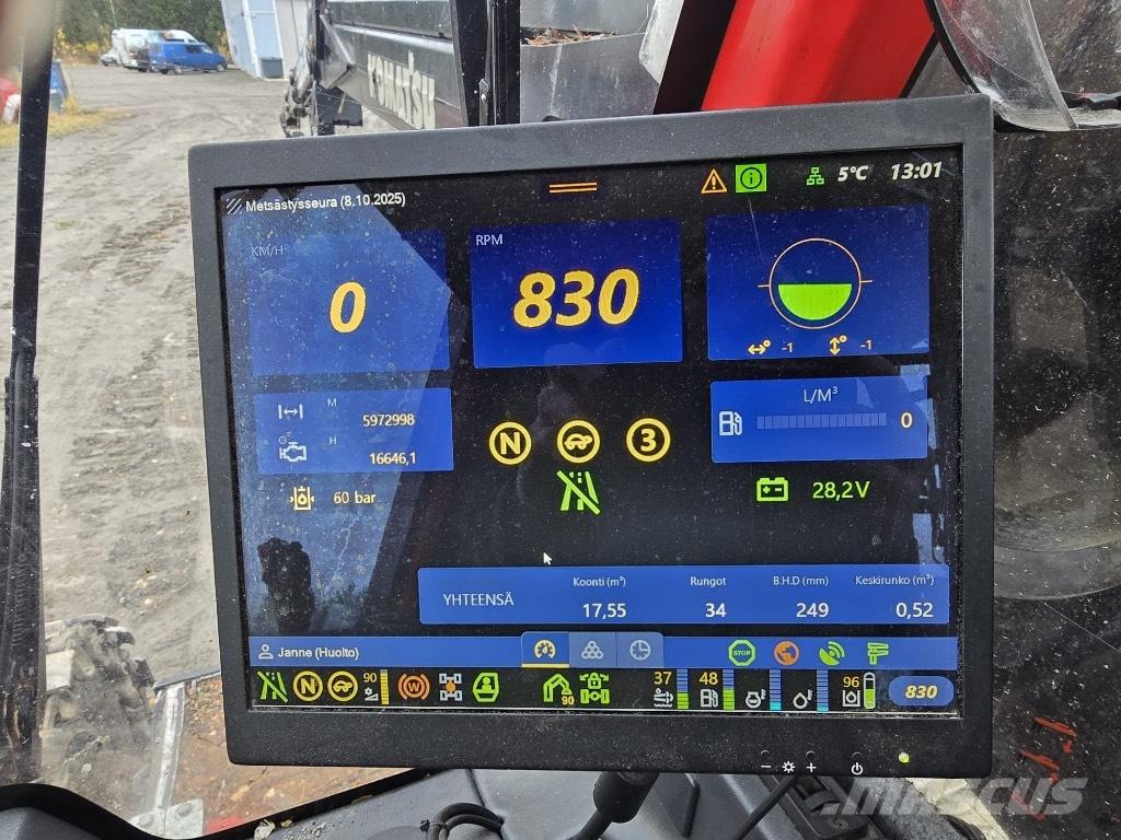 Komatsu 911.7 Processadores florestais