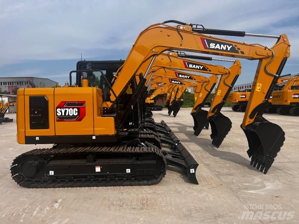 Sany 70C Escavadeiras de esteiras