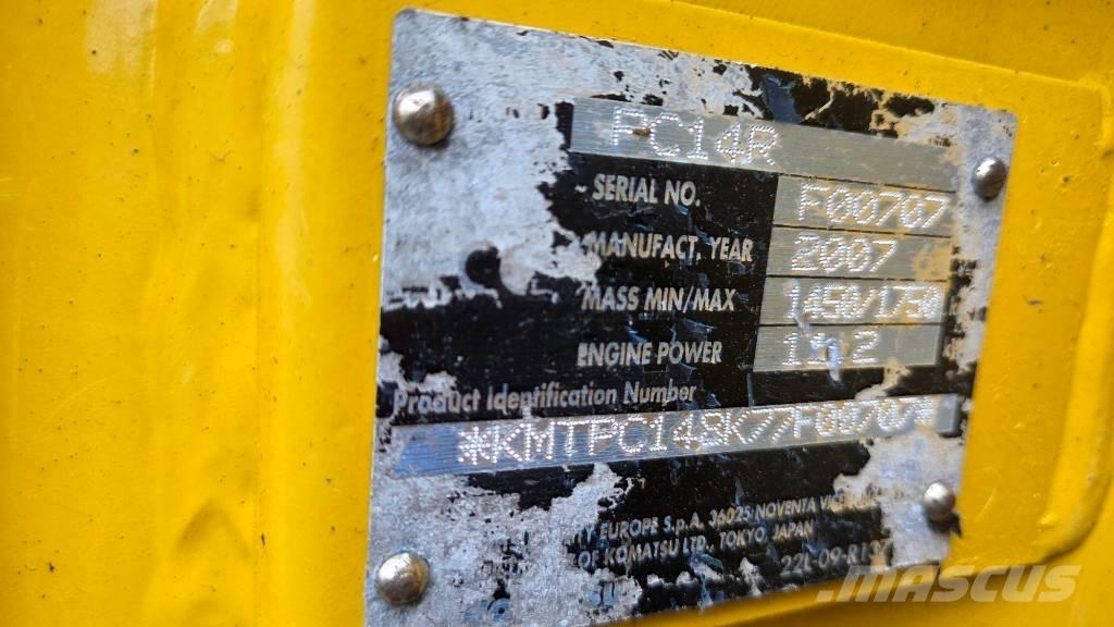 Komatsu PC 14 R Miniescavadeiras