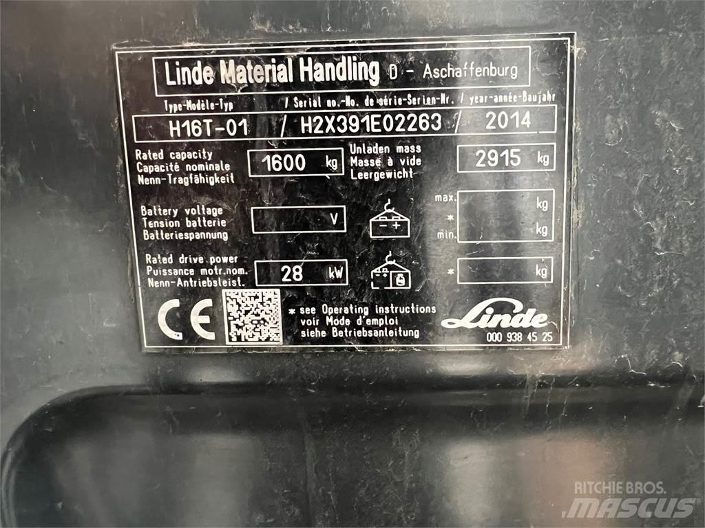 Linde H16T Empilhadores a gás