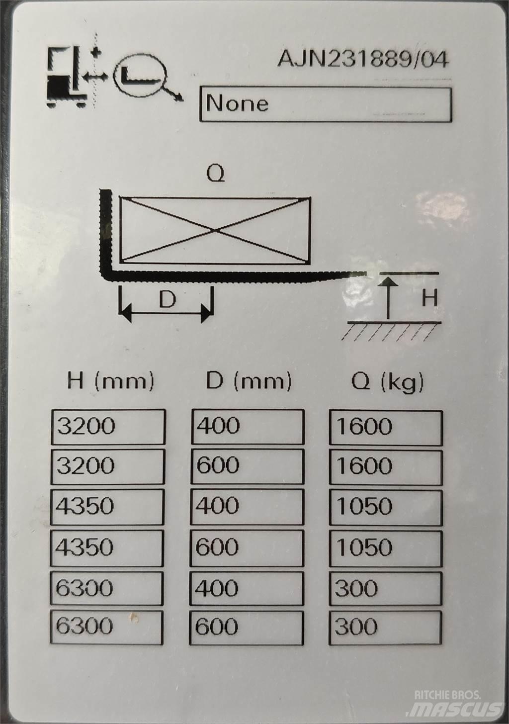 Atlet AJN/160SDT Porta-paletes com plataforma
