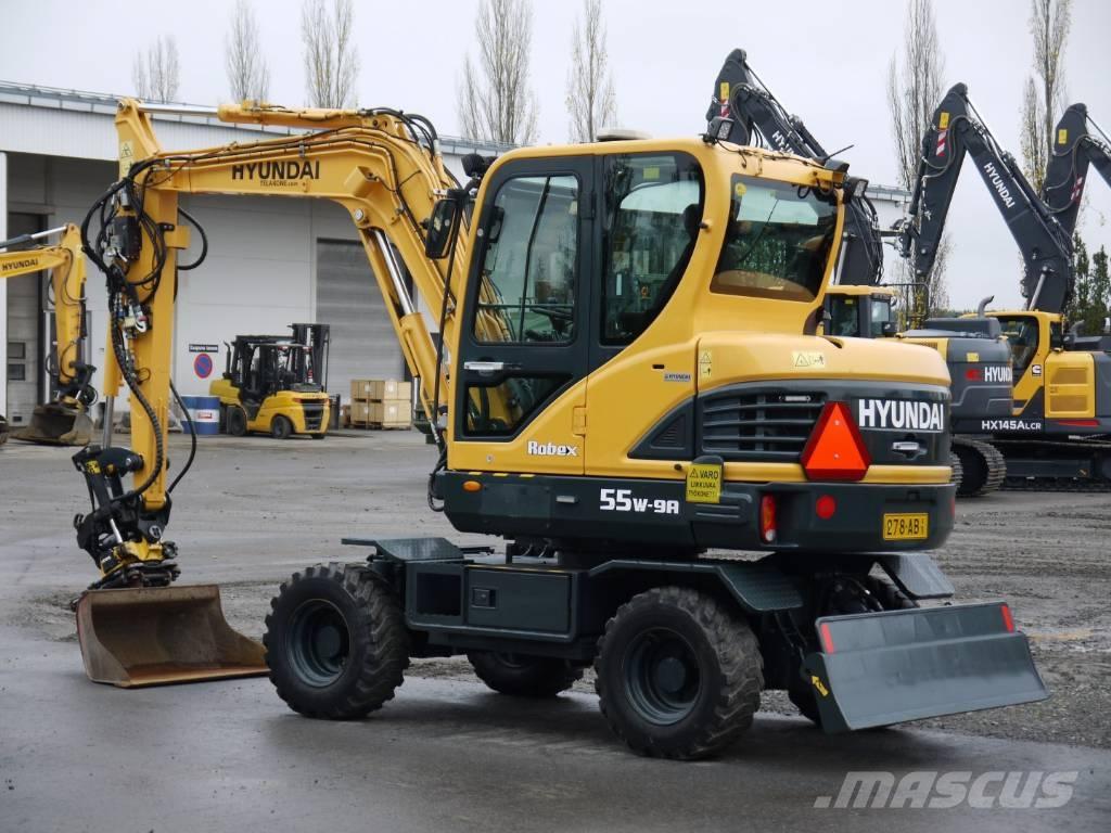 Hyundai R 55W-9A Escavadoras de rodas