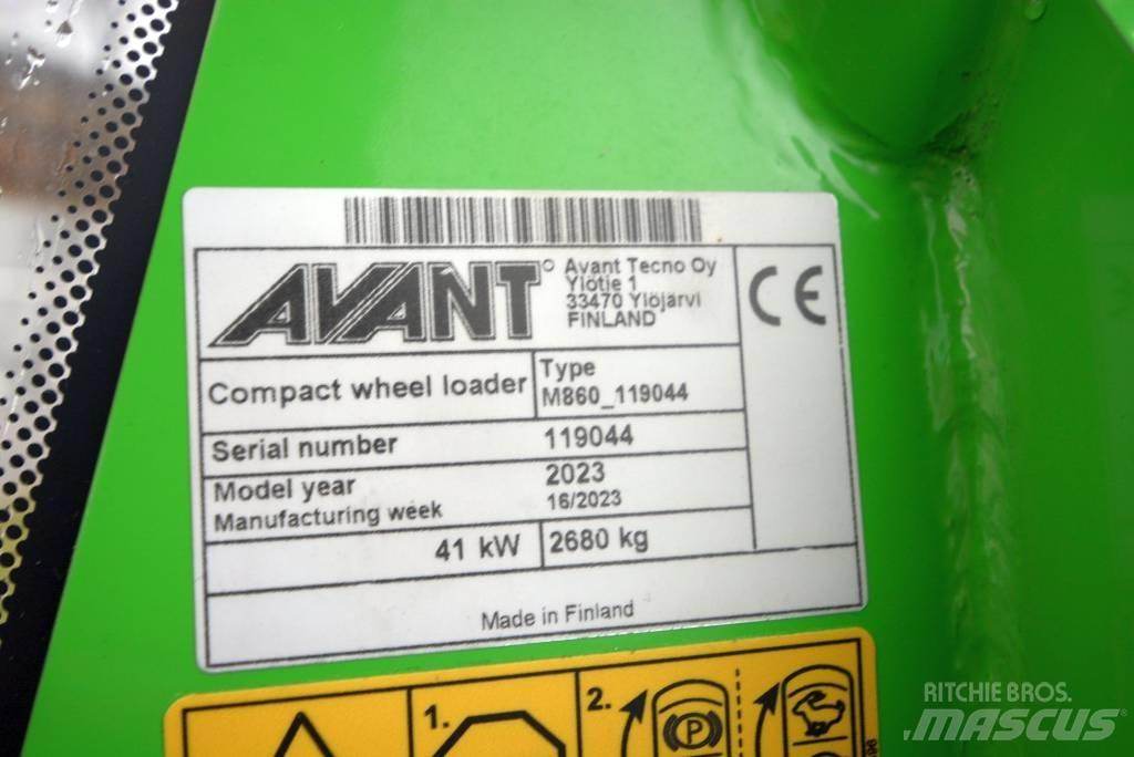 Avant 860 i Mini carregadoras