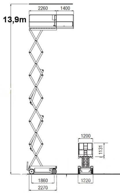 Iteco IT 12122 Elevadores de tesoura