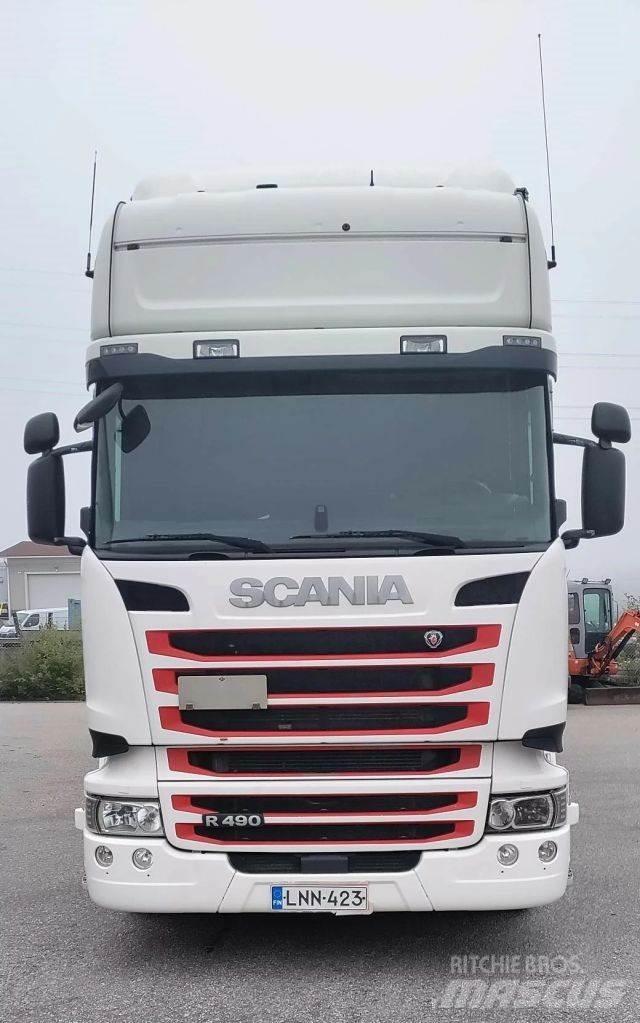 Scania R 490 6x2 Caminhões de caixa fechada