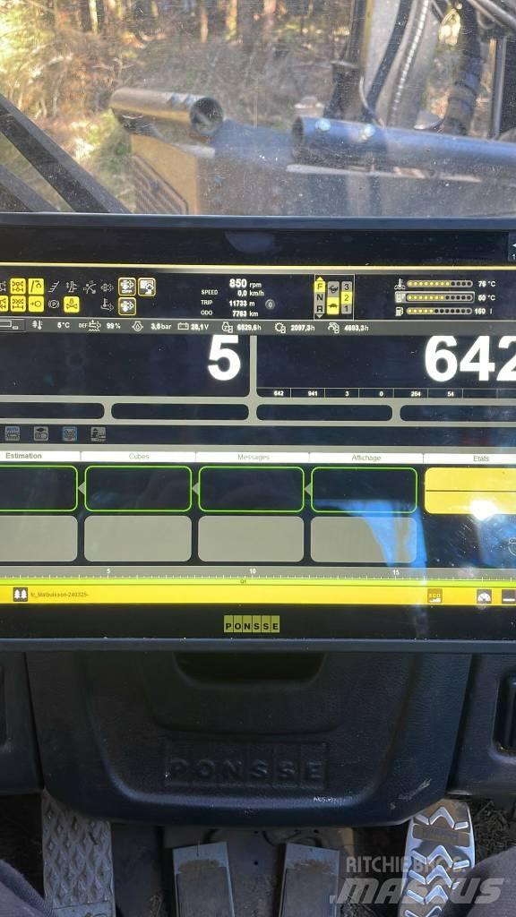Ponsse Ergo 8W Processadores florestais