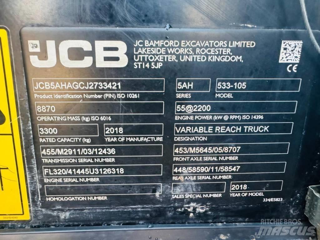 JCB 533-105 Manipulador telescópico