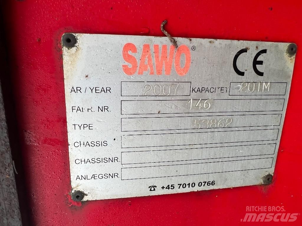 Hiab 20tm Krankonsol Gruas carregadoras