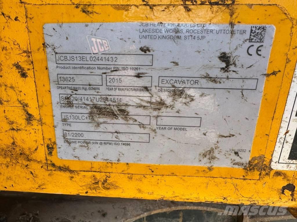 JCB JS 130 LC Escavadeiras de esteiras