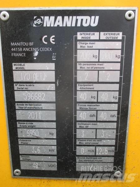Manitou 170AETJ Elevadores braços articulados
