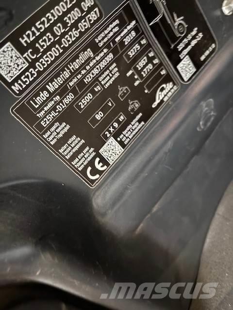Linde E25/600HL Empilhadores eléctricos