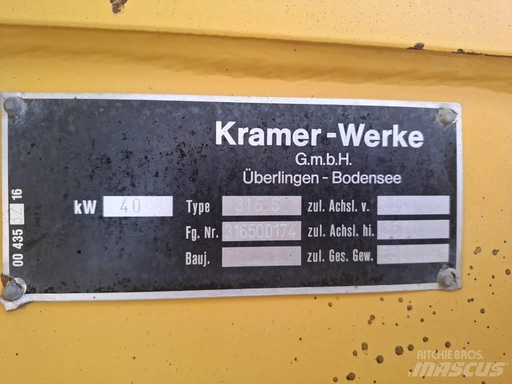 Kramer 316 Retroescavadeiras
