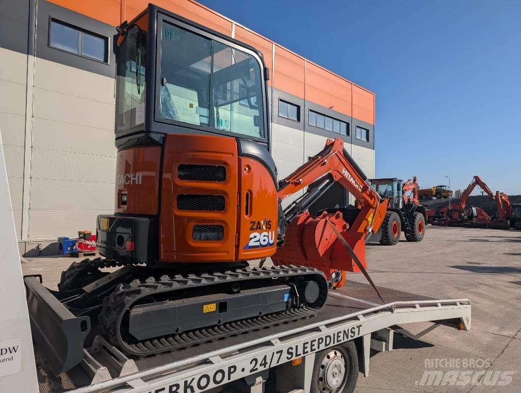 Hitachi ZX 26 U-6 Miniescavadeiras