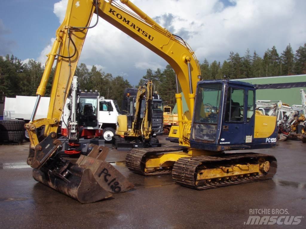 Komatsu PC120-5 Escavadeiras de esteiras