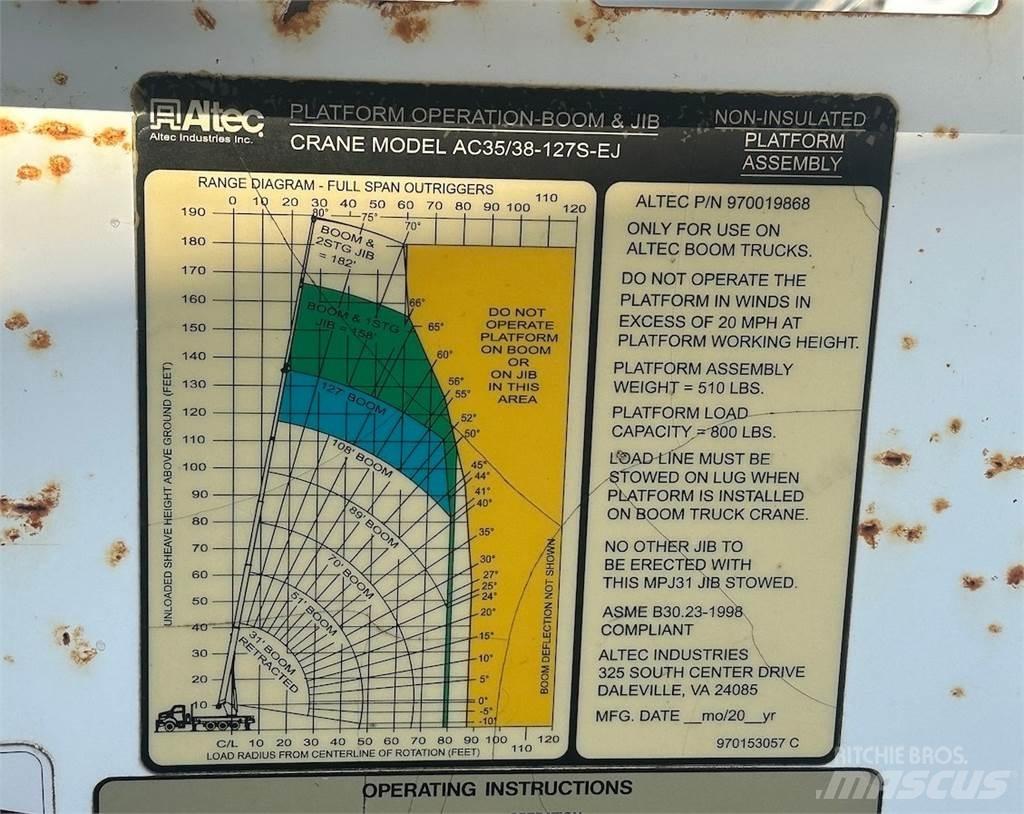 Altec 970019868 Peças e equipamento de gruas