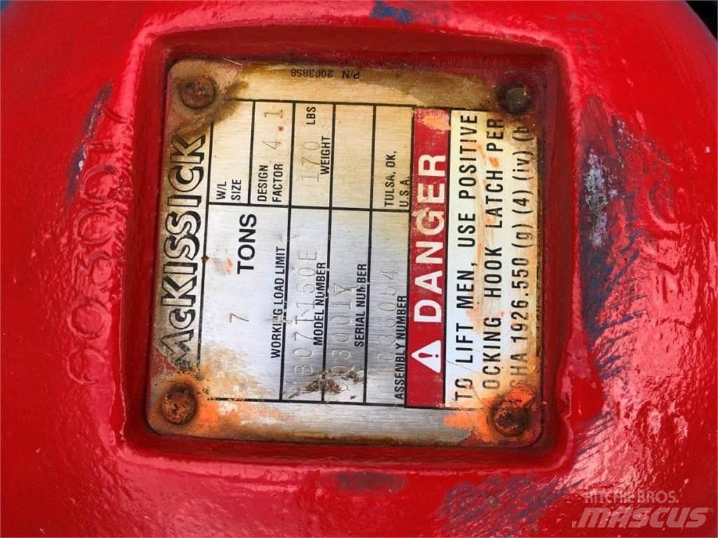  McKissick Peças e equipamento de gruas