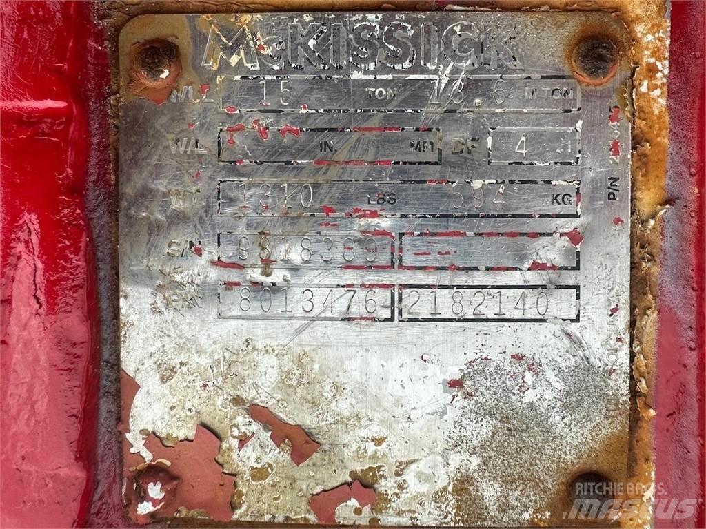  McKissick Peças e equipamento de gruas