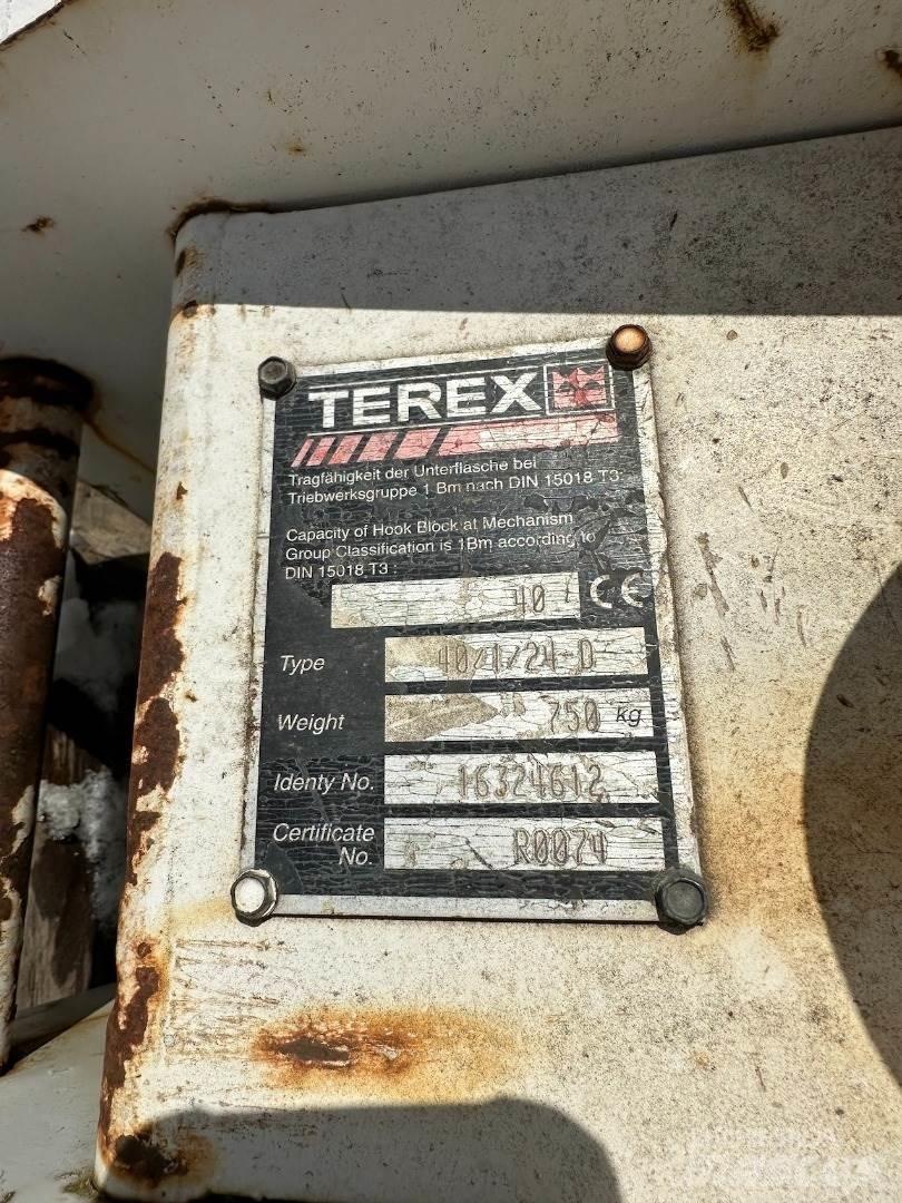 Terex 16324612 Peças e equipamento de gruas