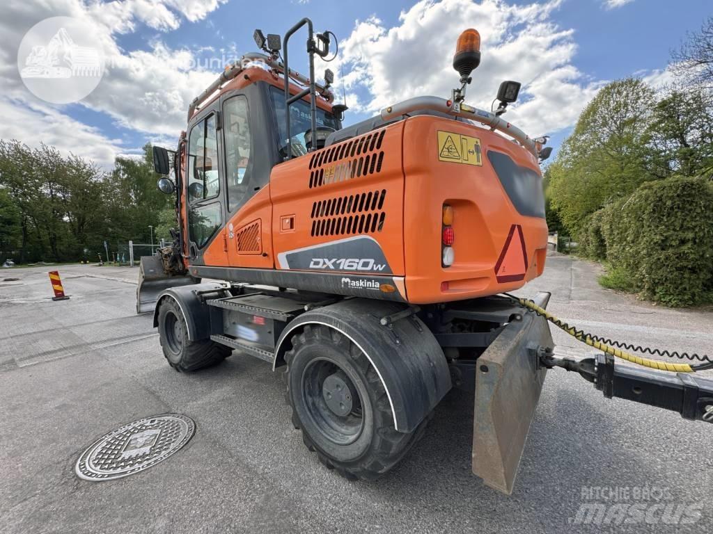Doosan DX 160 W Escavadoras de rodas