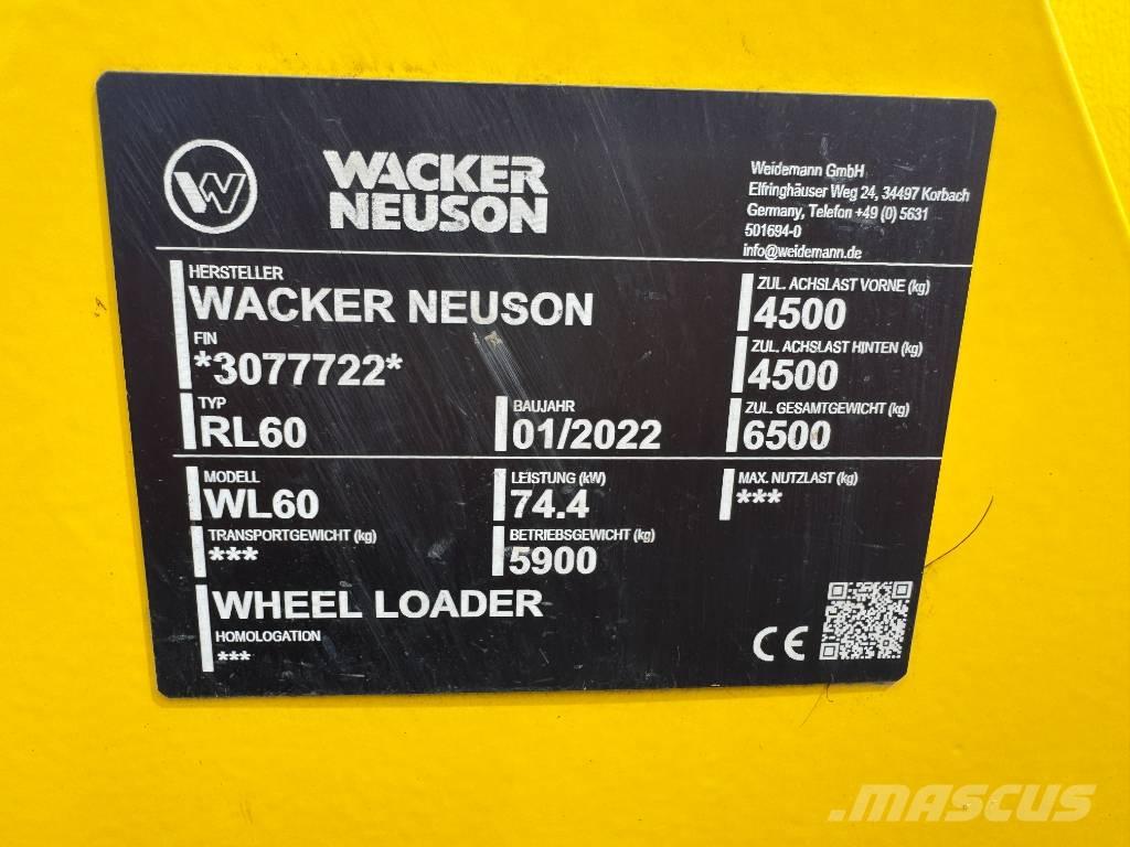 Wacker Neuson WL60 Carregadeiras de rodas
