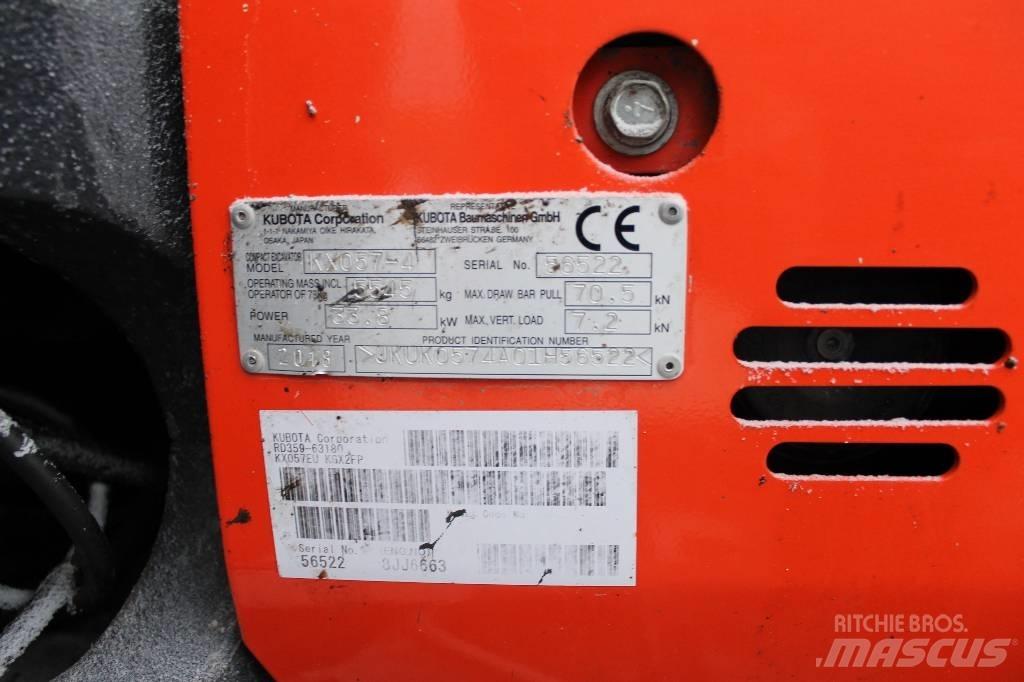 Kubota kx57-4 Miniescavadeiras