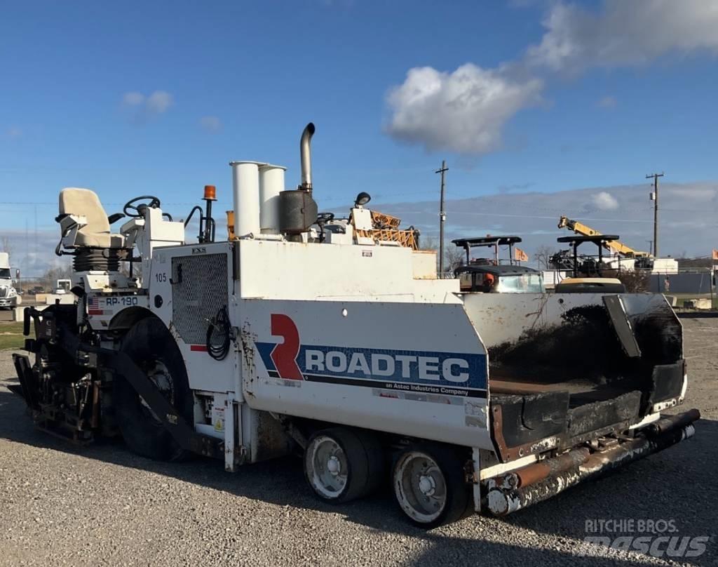 Roadtec RP190 Espalhadoras de asfalto