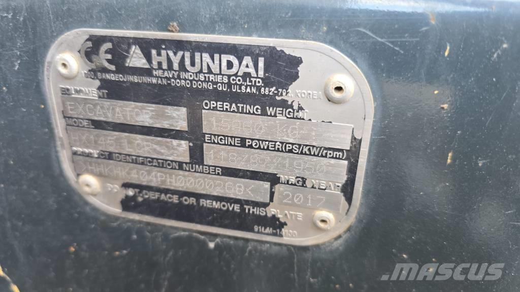 Hyundai HX 145 LCR Escavadeiras de esteiras