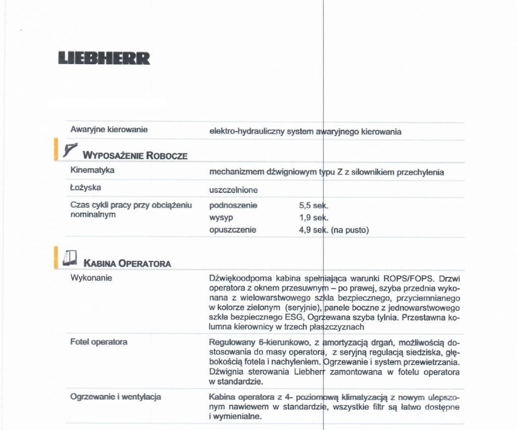 Liebherr L 538 Carregadeiras de rodas