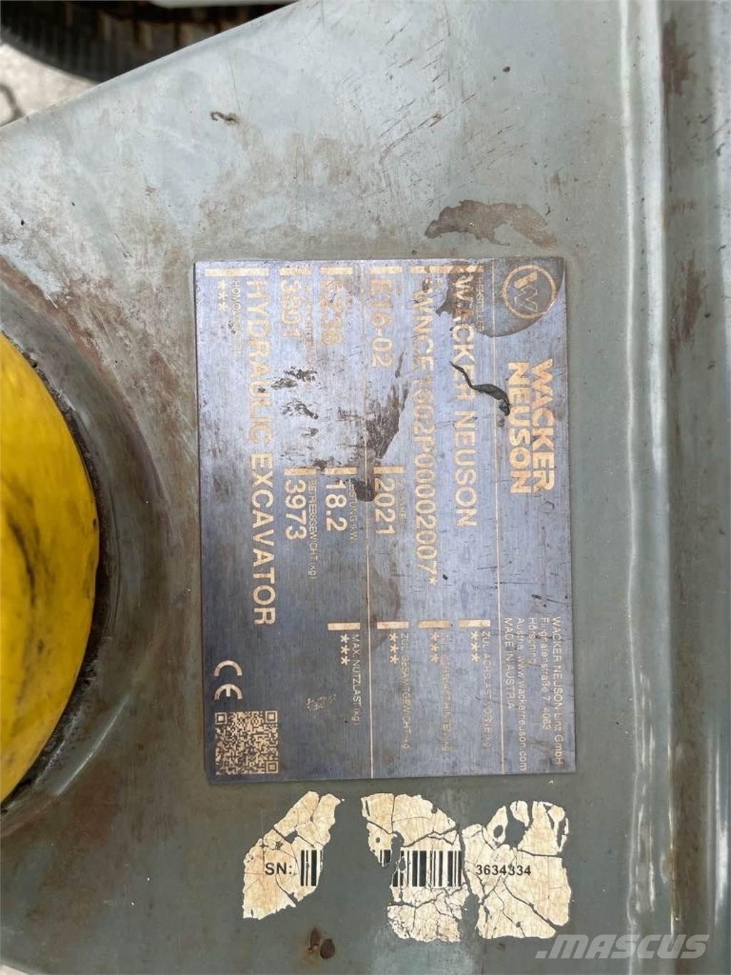 Wacker Neuson EZ36 Escavadeiras de esteiras
