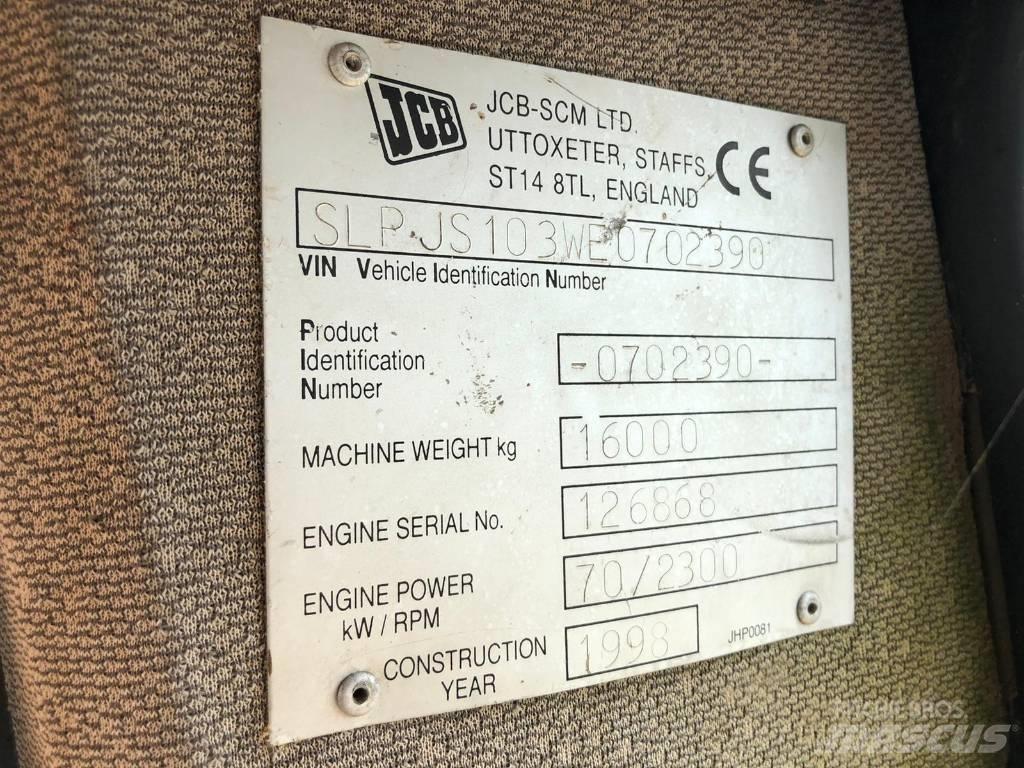 JCB JS 103 FOR PARTS Escavadeiras de esteiras