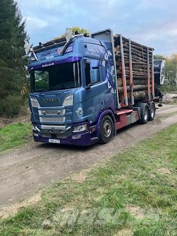 Scania R650B6X4NB Caminhões de transporte de troncos