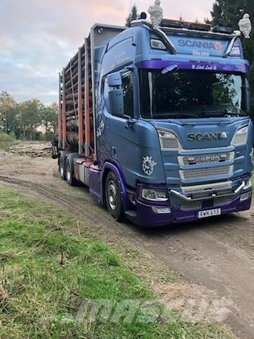Scania R650B6X4NB Caminhões de transporte de troncos