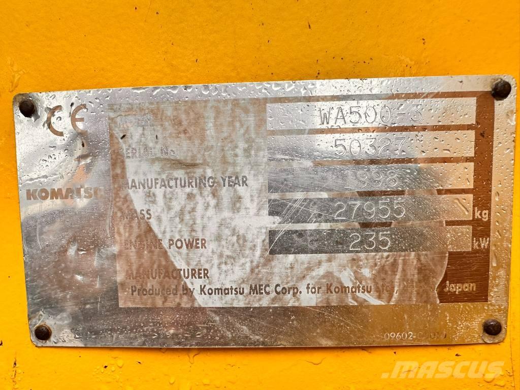 Komatsu WA500-3 Carregadeiras de rodas