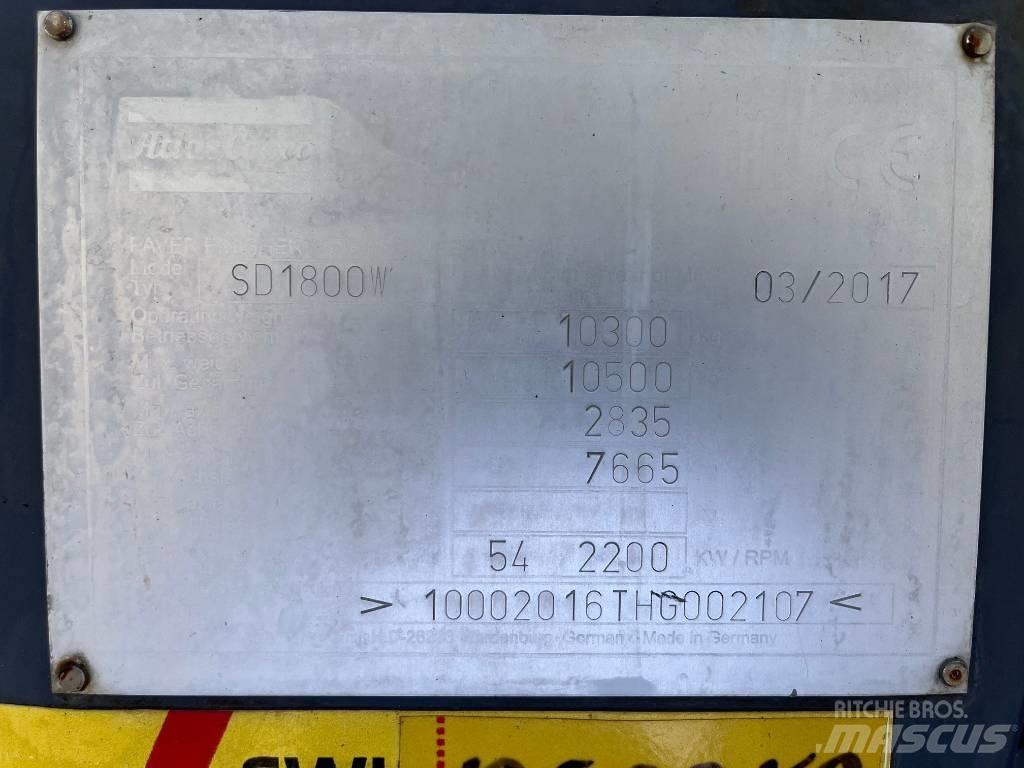 Dynapac SD 1800 W Espalhadoras de asfalto