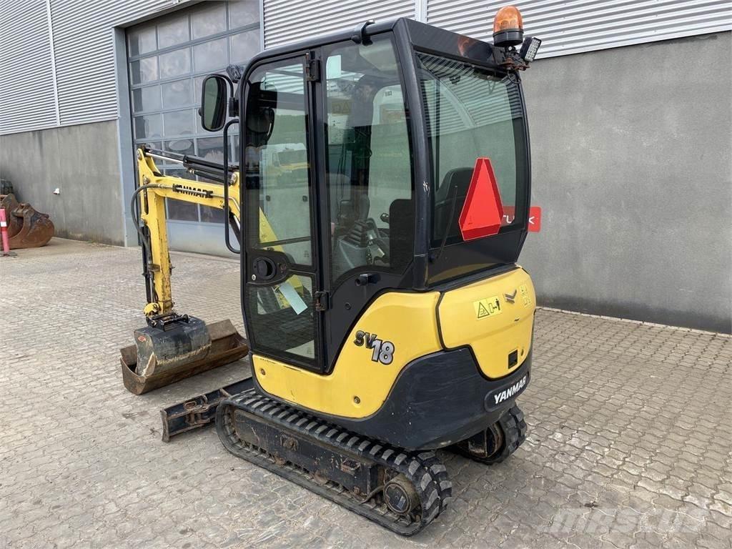 Yanmar SV18 Escavadoras de rodas
